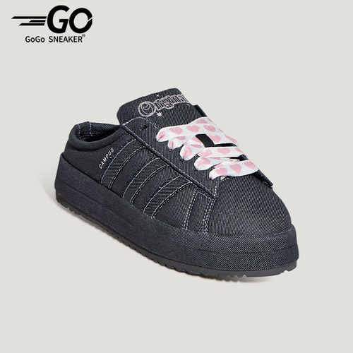 Adidas/阿迪达斯正品三叶草女士日常低帮耐磨半拖休闲鞋KH8028