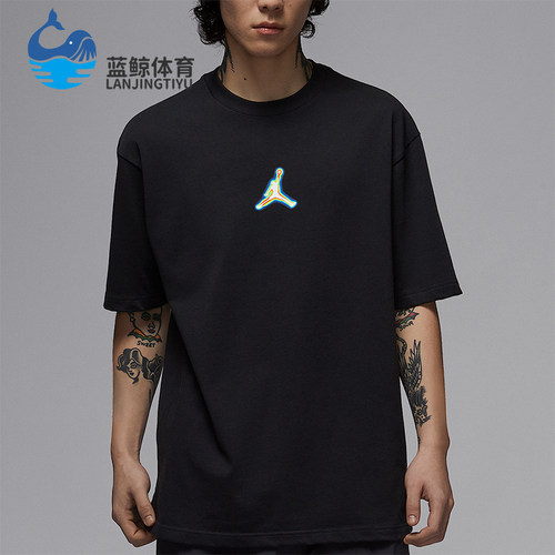 Nike/耐克正品JORDAN男士针织休闲宽松透气经典短袖IF0620-010