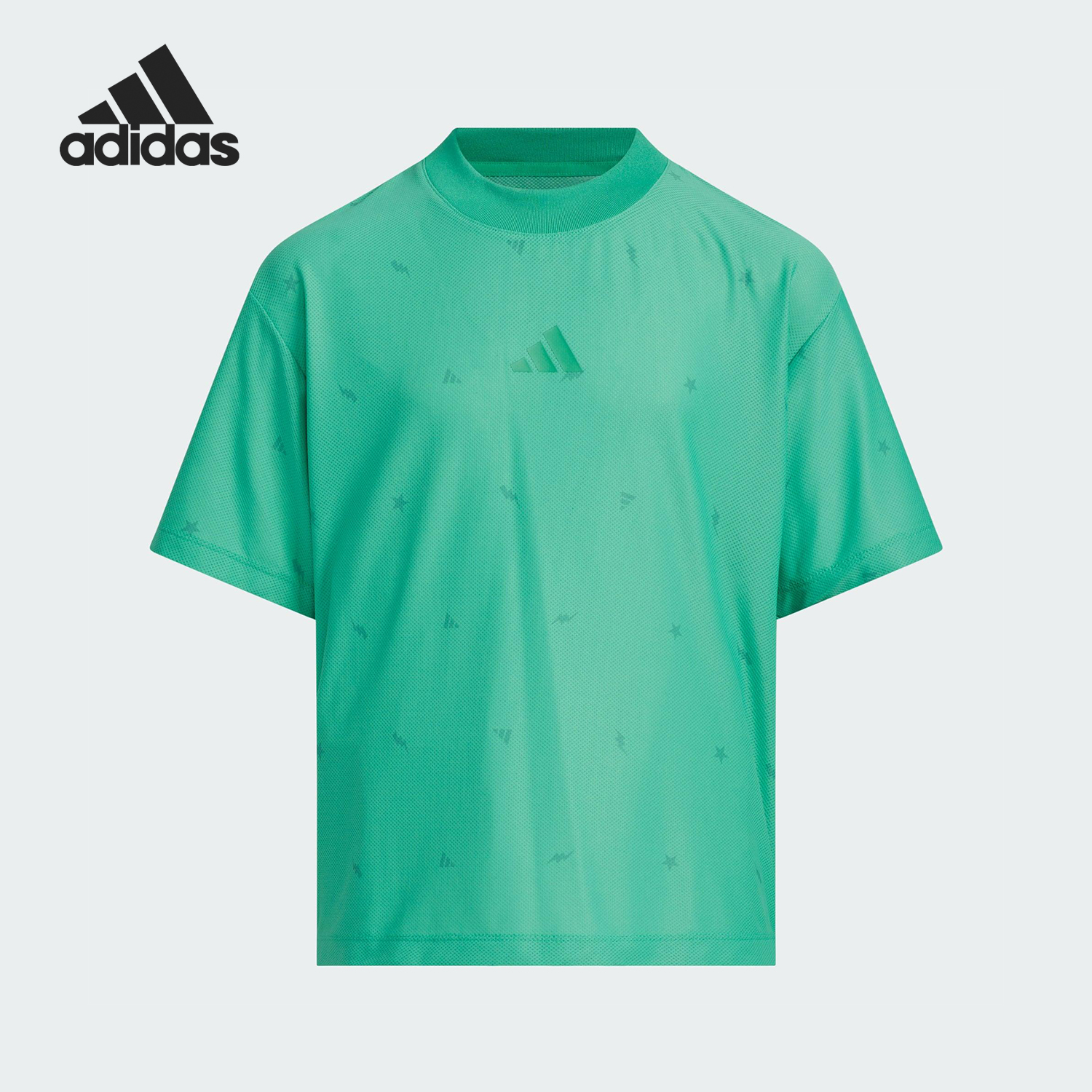 Adidas/阿迪达斯正品2025儿童透气运动休闲时尚短袖JL7520