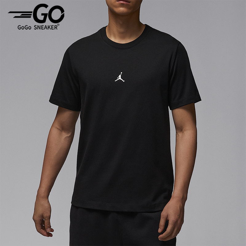 Nike/耐克正品Jordan男士简约圆领休闲经典透气短袖IB7521-010
