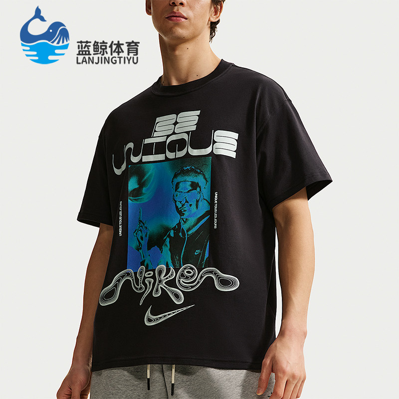 Nike/耐克正品Victor Wembanyama男篮球经典短袖T恤II0657-010