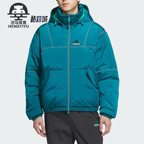 Adidas/阿迪达斯正品EQT DOWN JACKET男士经典保暖羽绒服KA7980