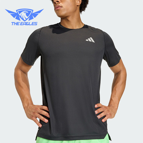 Adidas/阿迪达斯正品夏季男士休闲跑步运动短袖圆领短袖T恤JZ7761