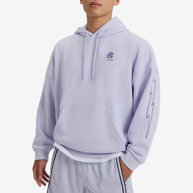 UA/安德玛正品新款男士宽松时尚潮流连帽卫衣套头衫6001840-535