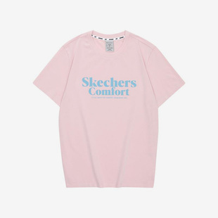 TEE男女运动透气短袖 Skechers SLEEVE SHORT T恤 斯凯奇正品