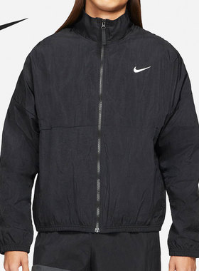 Nike/耐克正品男子梭织立领拼色舒适运动休闲夹克外套 CW7349-010