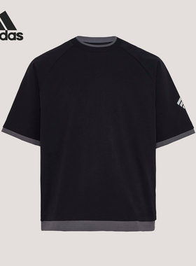 Adidas/阿迪达斯正品FOS M TEE SS男士宽松休闲针织T恤KY5597