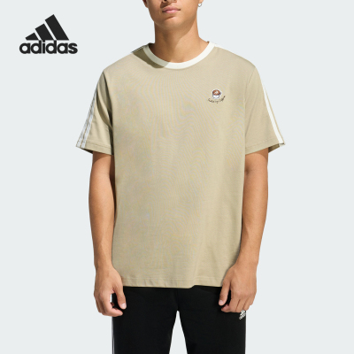 Adidas/阿迪达斯正品LUXCOFECAFECUPT-SHIRT经典短袖T恤JZ5071