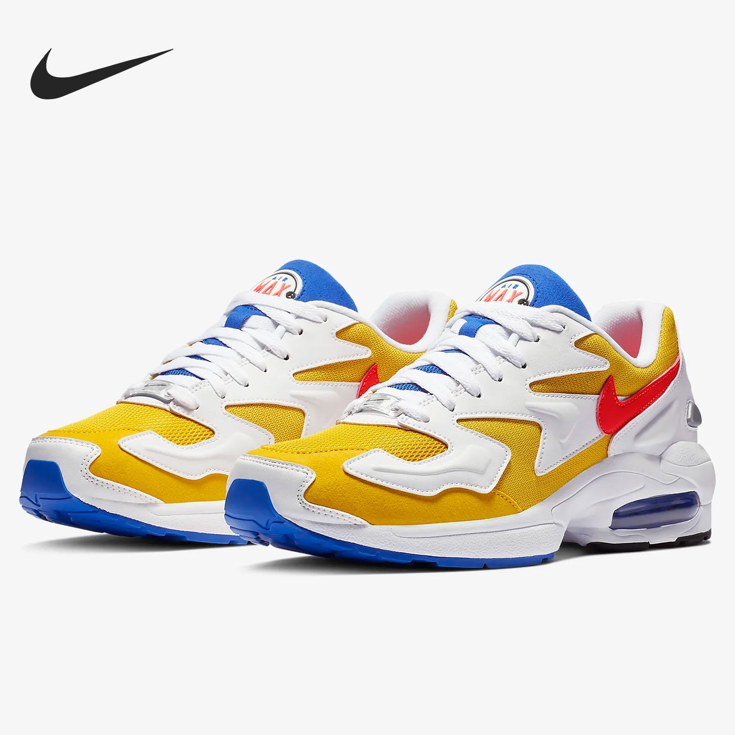 Nike/耐克正品AIR MAX2 LIGHT男子缓震气垫跑步鞋AO1741-700