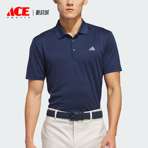 Adidas/阿迪达斯正品夏季男士经典商务休闲翻领透气POLO衫IU4447