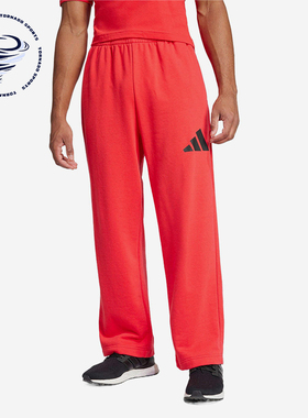 Adidas/阿迪达斯正品ESSENTIALS直筒男红色经典休闲休闲裤JF3601