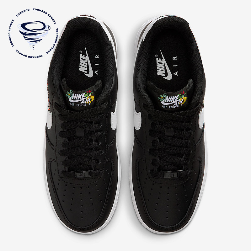 Nike/耐克正品Air Force 1 07女士刺绣花卉运动鞋IB6644-001