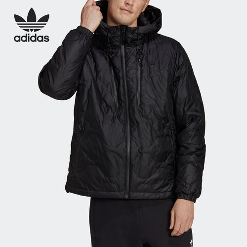 Adidas/阿迪达斯正品三叶草DOWN QUILT PUFF男子羽绒服H13586