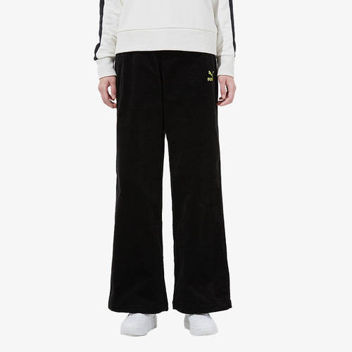 Puma/彪马正品休闲女子时尚潮流运动简约阔腿长裤 534754-01