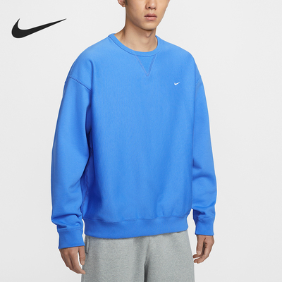 Nike/耐克官方正品Solo Swoosh男士圆领套头耐穿卫衣HV1087-452