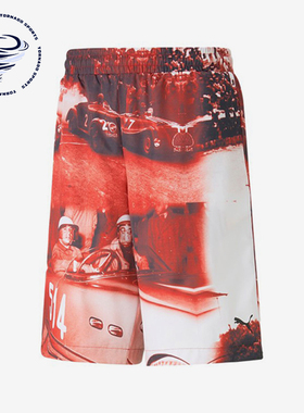 Puma/彪马正品法拉利联名男女款复古印花运动短裤538104-02