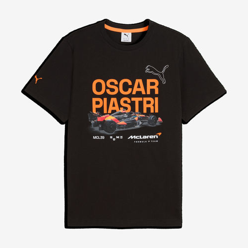 Puma彪马正品McLaren Piastri F1车队男赛车圆领短袖T恤637452-01