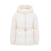 李宁正品 女子防泼水运动休闲保暖拉链连帽羽绒服AYMV042 2025新款