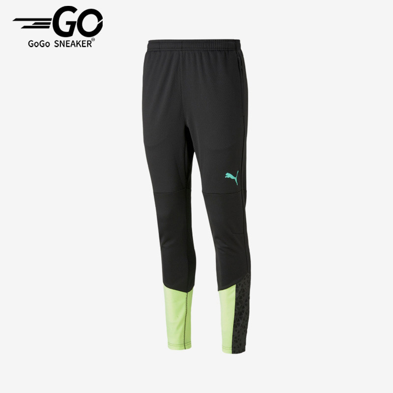 Puma/彪马正品2025男士耐穿拼接印花足球透气运动长裤658295-51