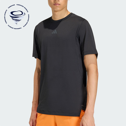 Adidas/阿迪达斯正品2026年男士轻便经典运动短袖T恤健身服KE9932