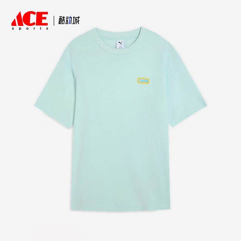 Puma/彪马正品夏季男士字母潮流宽松套头经典短袖T恤632982-96