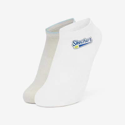 Skechers/斯凯奇正品四季款男童简约短筒袜两双装L224B002-0207