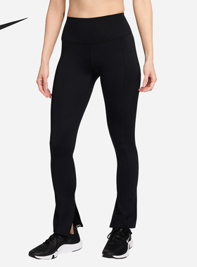 Nike/耐克正品四季款女士修身弹力裤口开衩长裤FN4149-010