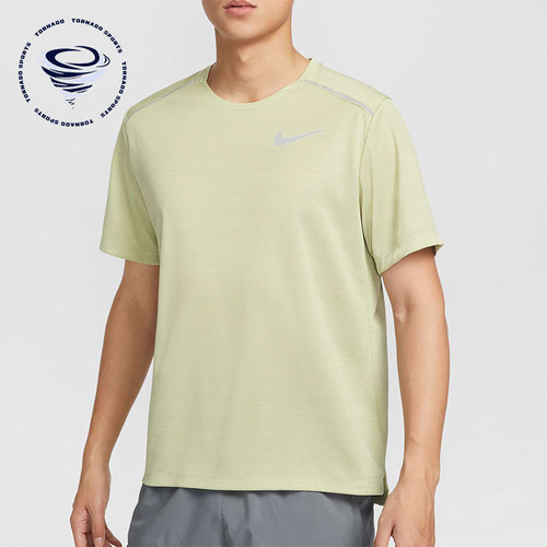 Nike/耐克正品2025夏季款男士透气跑步运动训练短袖AJ7566-371