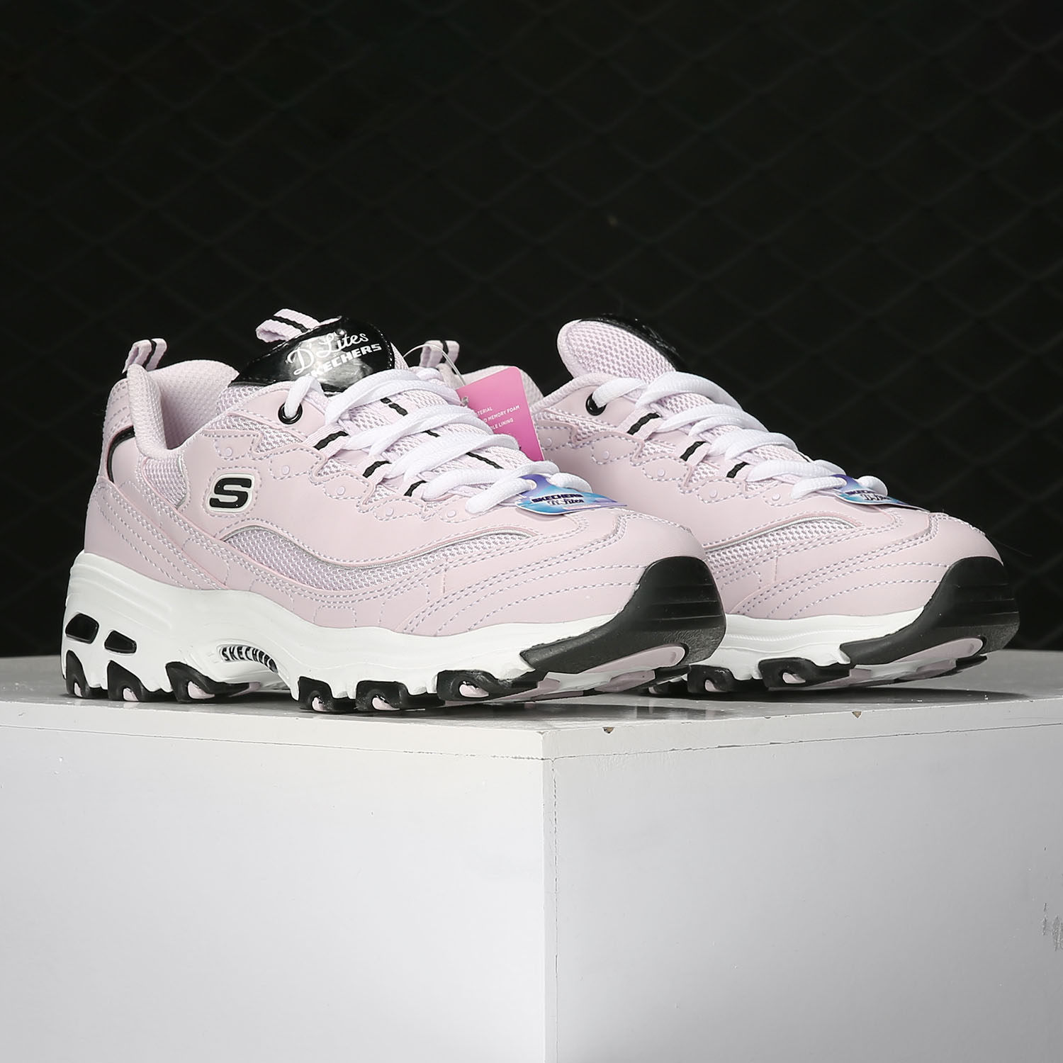 Skechers/斯凯奇正品 当季新款秋冬季女子厚底舒适熊猫鞋跑步鞋,运动鞋new,跑步鞋,淘宝优惠券,粉丝福利购,淘宝优惠卷
