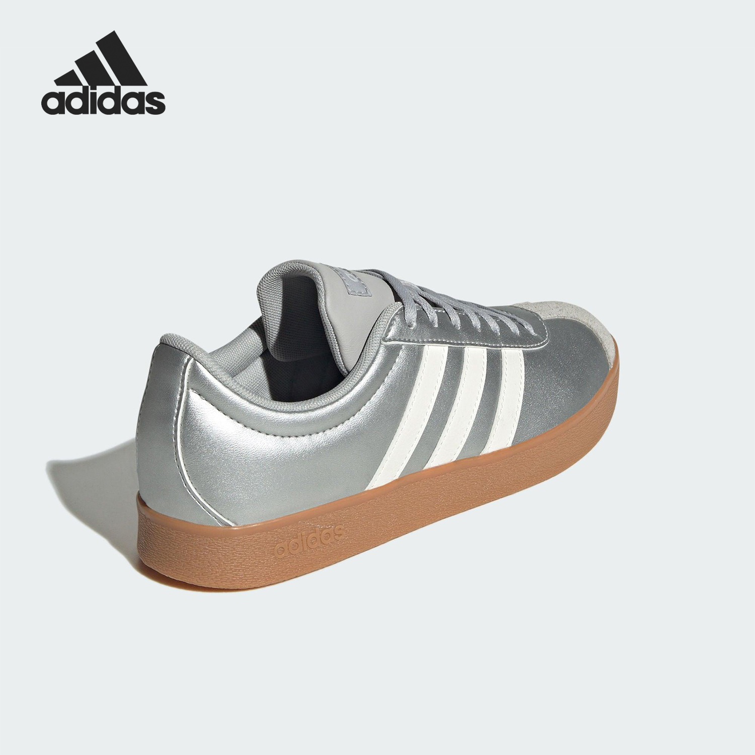 Adidas/阿迪达斯官方正品VL COURT BASE女士潮流休闲板鞋JQ3048