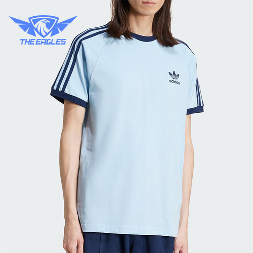 Adidas/阿迪达斯正品三叶草男士时尚简约圆领短袖T恤JN7018