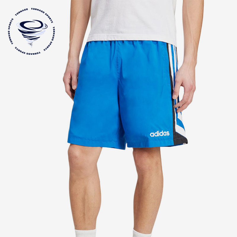 Adidas/阿迪达斯正品松紧中腰三分宽松休闲经典短裤男短裤JX3076