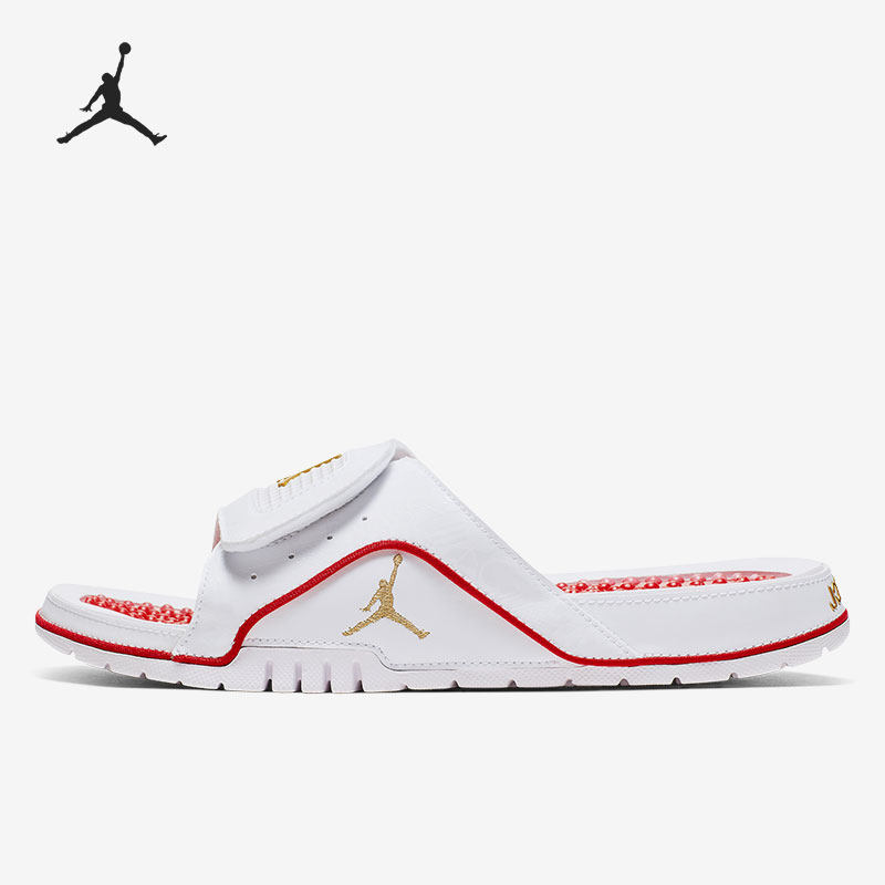 Nike/耐克正品Air Jordan AJ4男子魔术贴运动拖鞋532225-117
