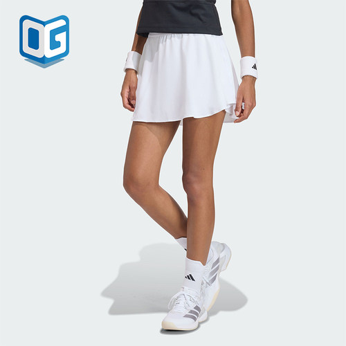 Adidas/阿迪达斯正品夏季女士休闲网球运动简约透气短裙KA4119