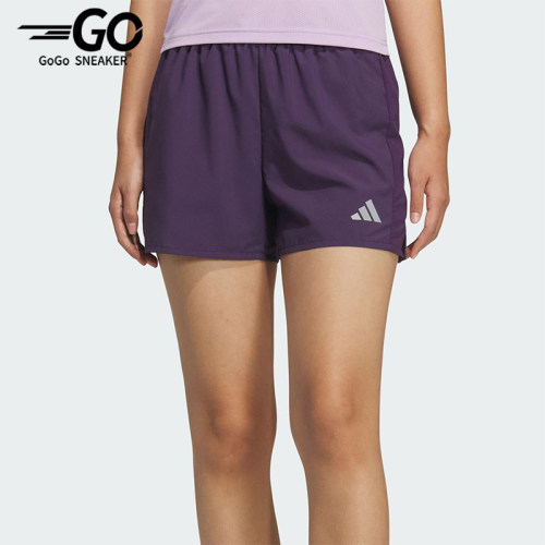 Adidas/阿迪达斯正品夏季女士透气跑步轻薄侧开叉运动短裤KS3533