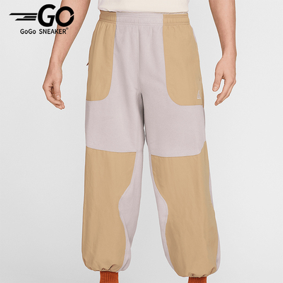 Nike/耐克正品2024男士宽松拼接摇粒绒束脚长裤HJ2865-009