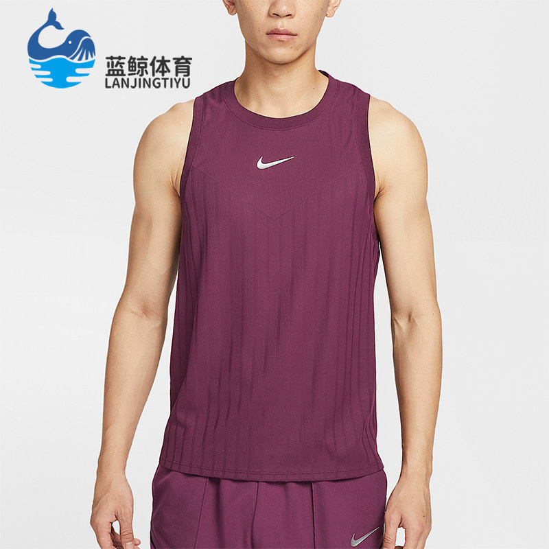 Nike/耐克正品Dri-FIT男士训练网球复古无袖T恤背心HM6725-611