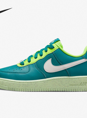 Nike/耐克正品Air Force1 GS女子大童运动时尚板鞋DM1086-300