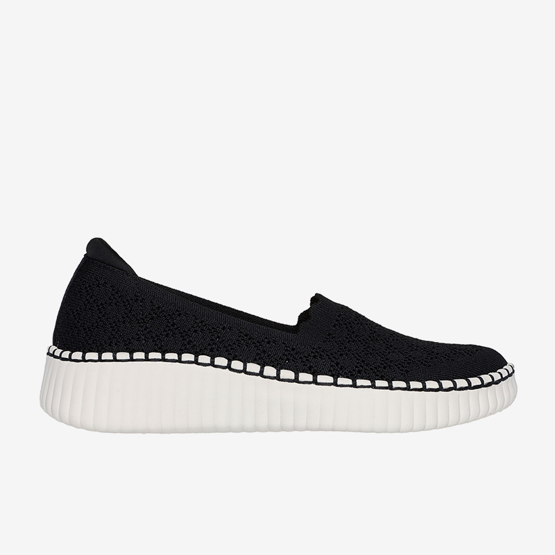 Skechers/斯凯奇正品一脚蹬女士厚底网布透气户外运动休闲鞋