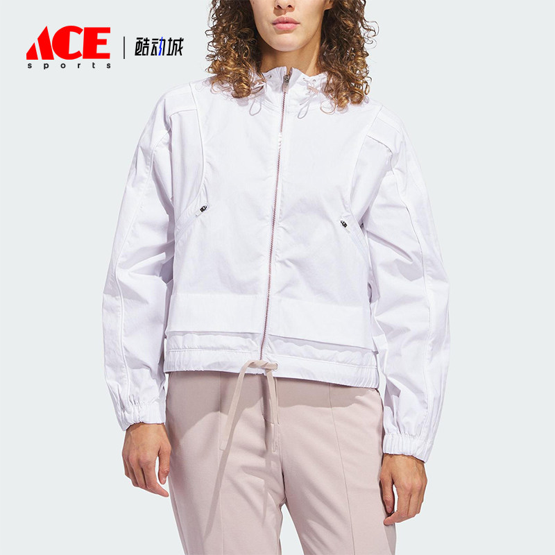 Adidas/阿迪达斯正品W BTC FZ HDY女士高尔夫运动外套JC9253