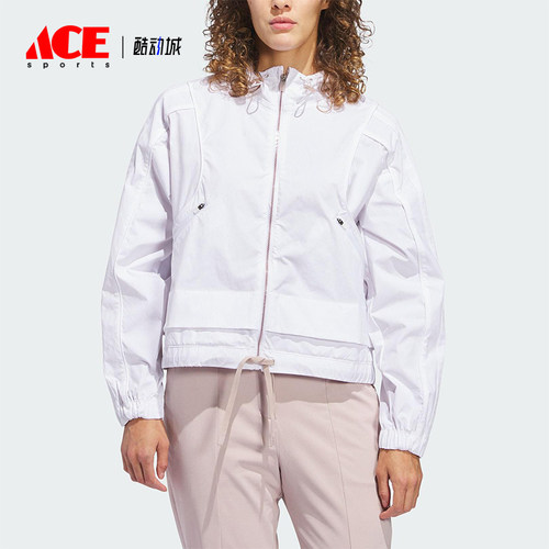 Adidas/阿迪达斯正品W BTC FZ HDY女士高尔夫运动外套JC9253