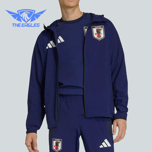 Adidas/阿迪达斯正品男女深蓝防风保暖经典休闲夹克外套JZ9093