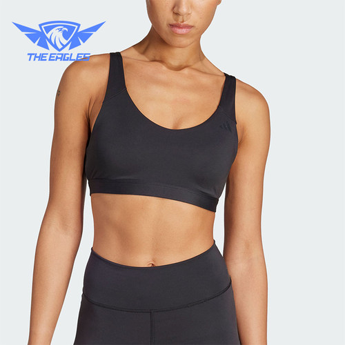 Adidas/阿迪达斯正品2026女士透气中强度训练瑜伽运动内衣JL5491