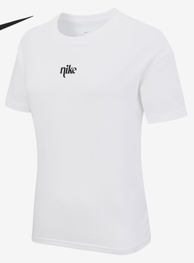 Nike/耐克正品当季新款女子休闲圆领短袖T恤 DH0327-100