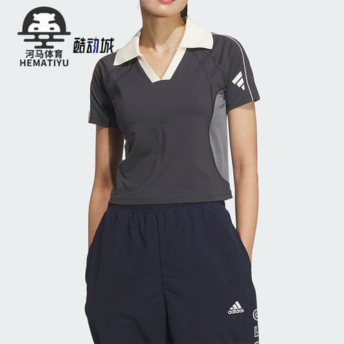阿迪达斯女士轻盈短袖POLO衫