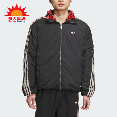 Adidas/阿迪达斯正品三叶草男士休闲双面穿立领宽松外套KC0105