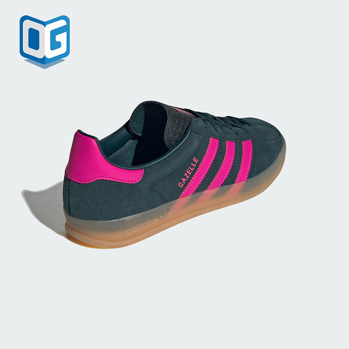 Adidas/阿迪达斯正品三叶草女士休闲轻便经典系带运动板鞋JS1416