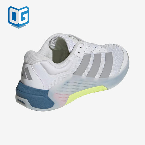 Adidas/阿迪达斯正品DROPSET4女白色经典支撑运动训练鞋JR4663