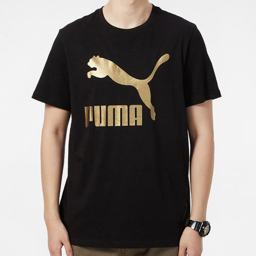 PUMA/彪马正品年春季男子休闲透气印花时尚运动T恤 532280-01