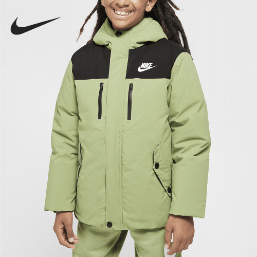 Nike/耐克正品新款大童梭织防风保暖运动羽绒服HQ7165-386